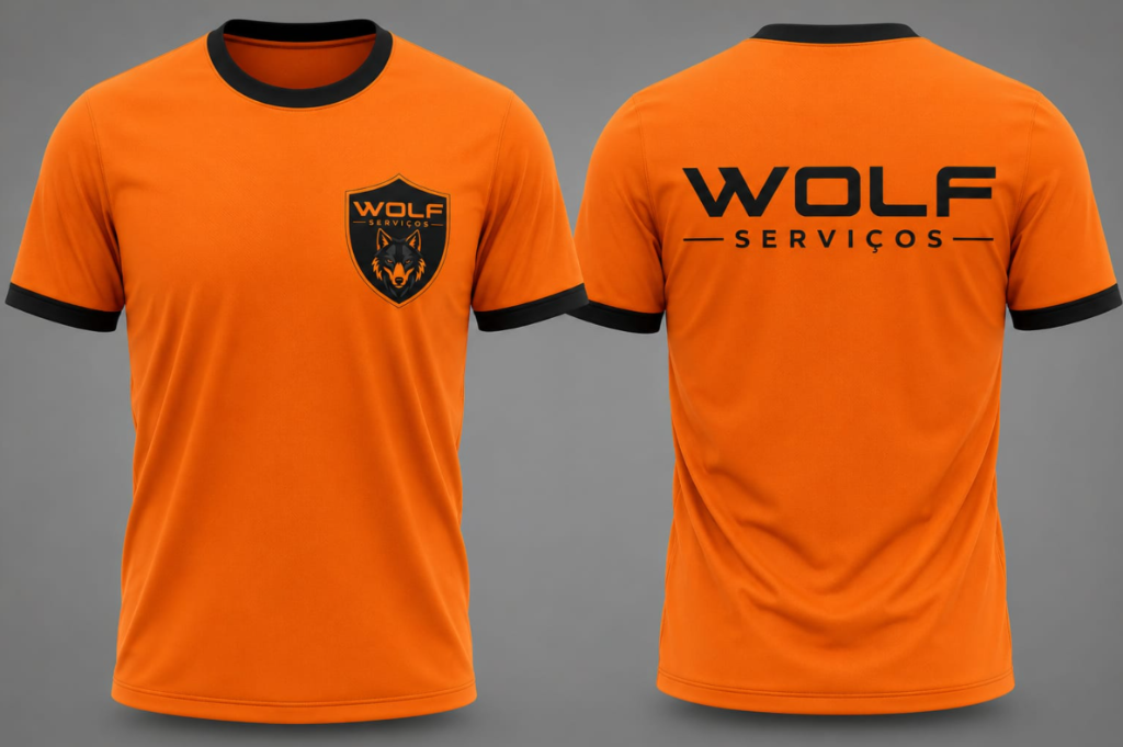 Uniforme Oficial da Wolf Serviços